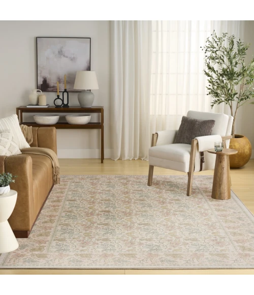 Nourison Home Botanical Washables Beige BOT03 4ft. x 6ft. Rect. Rug