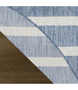 Nourison Positano Navy Ivory POS03 5ft. Round Rug