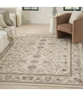 Nourison Serenity Home Ivory Mocha SRH02 10 ft. X 14 ft. Rect. Rug