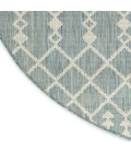 Nourison Positano Aqua POS02 4ft. Round Rug