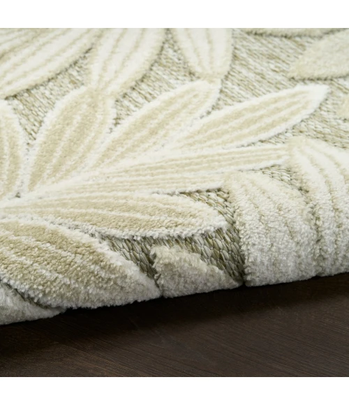 Nourison Aloha Ivory Sage ALH18 5 ft. 3 in. X 7 ft. 5 in. Rect. Rug