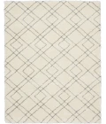 Nourison Home Dreamy Shag Cream / Ivory DRS07 7ft.10in. x 9ft.10in. Rect. Rug