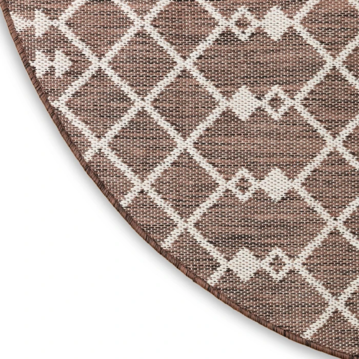 Nourison Positano Natural POS02 6 ft. X Round Rug