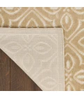 Nourison Washable Charm Beige Ivory WCH03 4 ft. X 6 ft. Rect. Rug