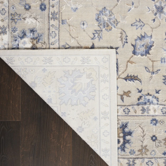Nourison Home Silky Textures Blue SLY09 7ft.10in. x 10ft.6in. Rect. Rug