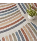Nourison Astra Machine Washable Area Rug ASW08 Ivory/Multi