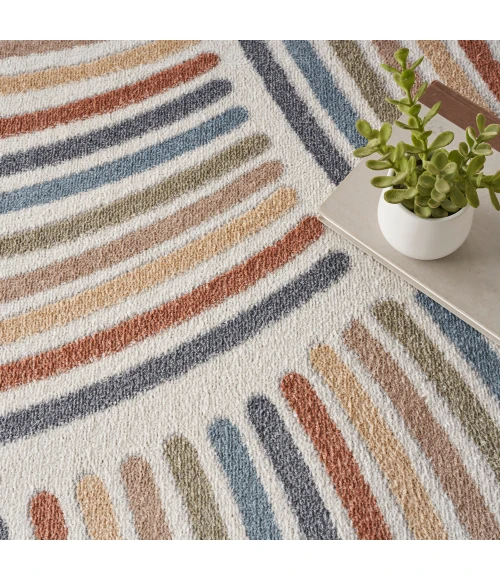 Nourison Astra Machine Washable Area Rug ASW08 Ivory/Multi