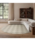 Nourison Positano Light Grey POS04 8ft. Round Rug