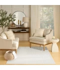 Nourison Washable Charm Ivory WCH01 4 ft. X 6 ft. Rect. Rug