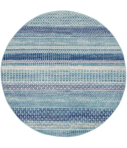 Nourison Home Passion PSN26 Navy Blue 5 ft. Round Area Rug