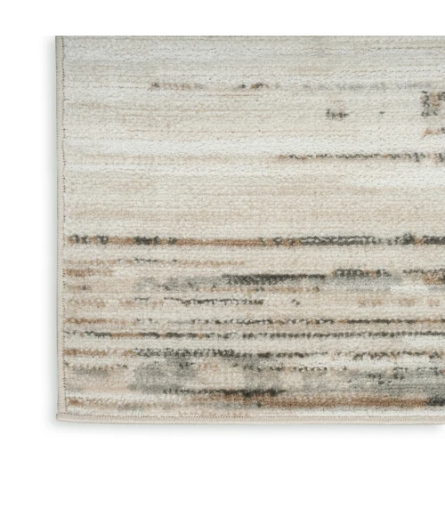 Nourison Serenity Home Ivory Beige SRH03 6 ft. X 9 ft. Rect. Rug