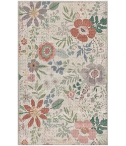 Nourison Home Nourison Washables NWB06 Cream Multicolor 3 ft. X 5 ft. Area Rug
