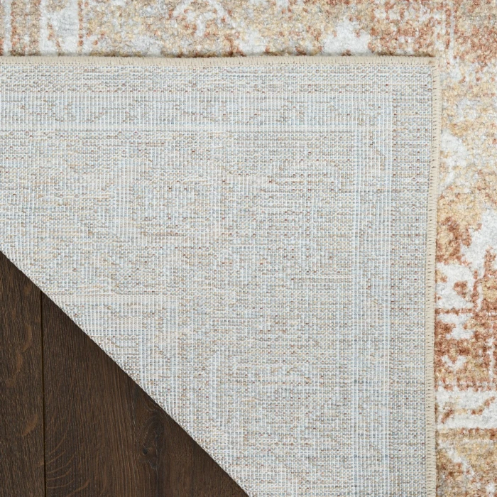 Nourison Astra Machine Washable Rust Multicolor ASW11 7 ft. 10 in. X 10 ft. Rect. Rug