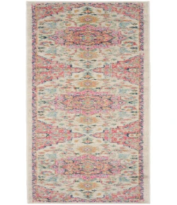 Nourison Home Passion PSN25 Ivory Pink 2 ft. 2 in. X 12 ft. Area Rug