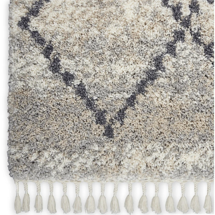 Nourison Home Oslo Shag Grey OSL01 9ft. x 12ft. Rect. Rug
