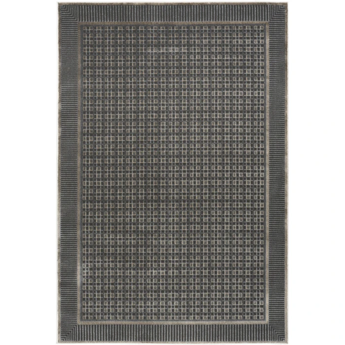Nourison Home Nordic Black NRC03 6ft. x 9ft. Rect. Rug