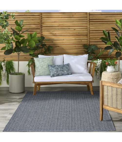 Nourison Home Tulum Blue TLM02 4ft. x 6ft. Rect. Rug