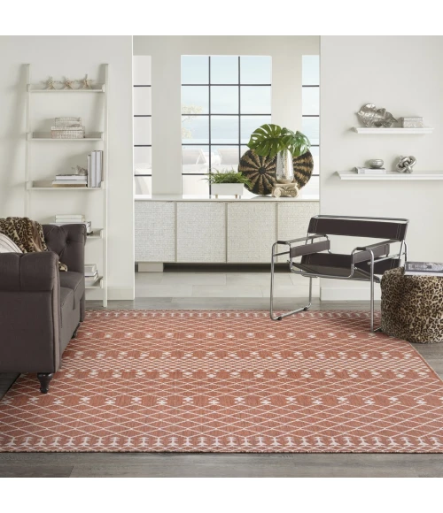 Nourison Positano Terracotta POS02 10ft. x 14ft. Rect. Rug