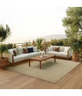 Nourison Tulum Cream TLM01 8 ft. X 10 ft. Rect. Rug