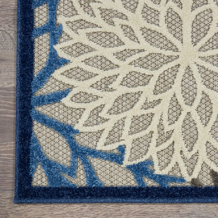 Nourison Aloha Area Rug ALH05-Blue/Multicolor