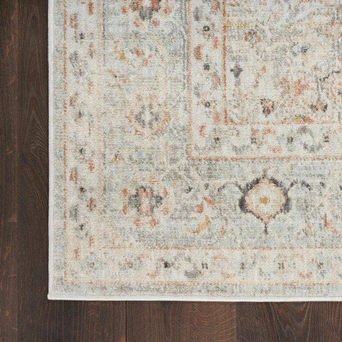 Nourison Oushak Home Light Grey OUS02 9 ft. X 12 ft. Rect. Rug