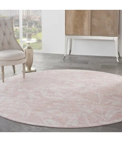 Nourison Home Whimsicle WHS05 Pink 8 ft. Round Area Rug