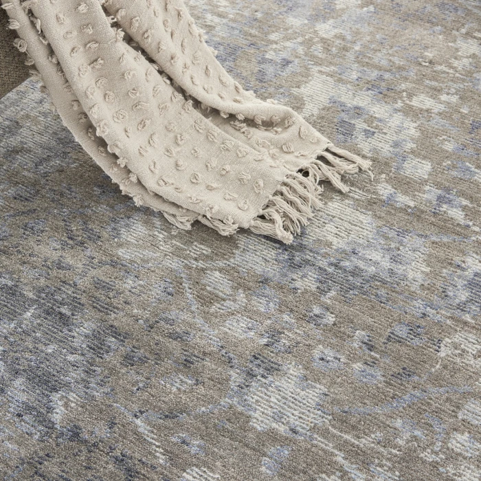 Nourison Home Lucent Grey LCN03 9ft.9in. x 13ft.9in. Rect. Rug