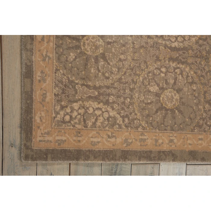 Nourison Home Silken Allure Beige SLK04 2ft.3in. x 3ft. Rect. Rug