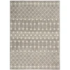 Nourison Home Grafix GRF37 Grey 3 ft. 9 in. X 5 ft. 9 in. Area Rug