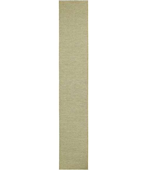 Nourison Positano Green POS01 2 ft. 2 in. X 12 ft. Rect. Rug