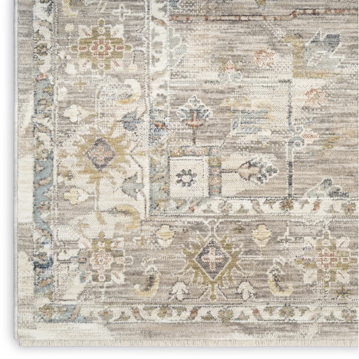Nourison Home Antique Fusion Grey ANF02 8ft. x 10ft. Rect. Rug