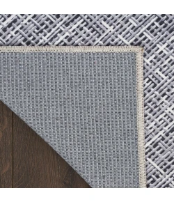 Nourison Nourison Washables Grey NWB08 3ft. x 5ft. Rect. Rug