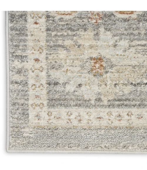 Nourison Traditional Home Grey TRH01 2ft.3in. x 8ft. Rect. Rug