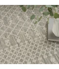 Nourison Positano Light Grey POS02 12ft. x 15ft. Rect. Rug