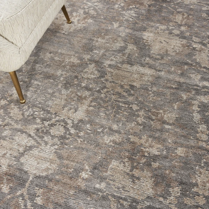 Nourison Home Lucent Brown LCN02 7ft.9in. x 9ft.9in. Rect. Rug
