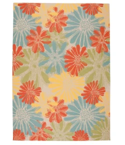 Nourison Home & Garden RS022 Ivory 7 ft. 9 in. X 10 ft. 10 in. Area Rug