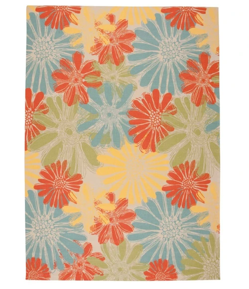 Nourison Home & Garden Area Rug RS022-Ivory