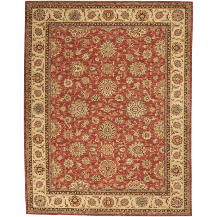 Nourison Home Living Treasures Red LI05 9ft.9in. x 13ft.9in. Rect. Rug