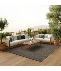 Nourison Home Tulum TLM02 Brown 6 ft. X 9 ft. Area Rug