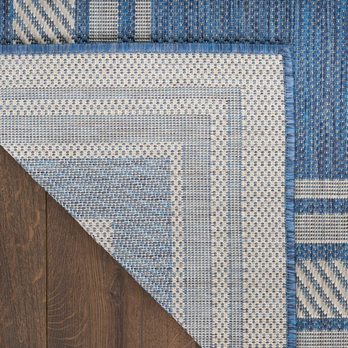 Nourison Horizon Indoor/Outdoor Denim HOZ03 2 ft. X 6 ft. Rect. Rug