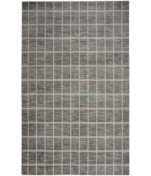 Nourison Serenity Home Grey Ivory SRH05 5 ft. 3 in. X 7 ft. 3 in. Rectangle Rug
