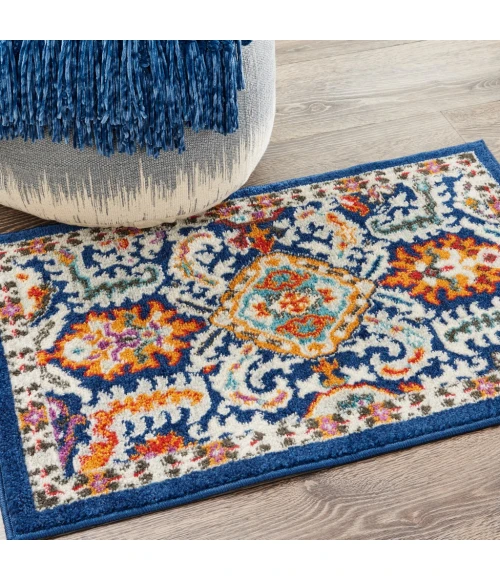 Nourison Passion Area Rug PSN32-Blue/Multicolor