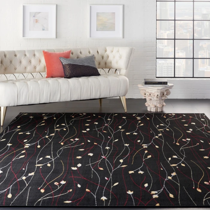 Nourison Grafix Area Rug GRF15-Black