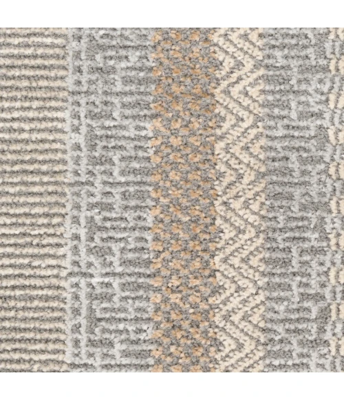 Nourison Home Nordic Grey Multicolor NRC11 4 ft. X 6 ft. Rectangle Rug