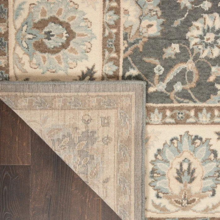 Nourison Living Treasures Area Rug LI16-Grey/Ivory