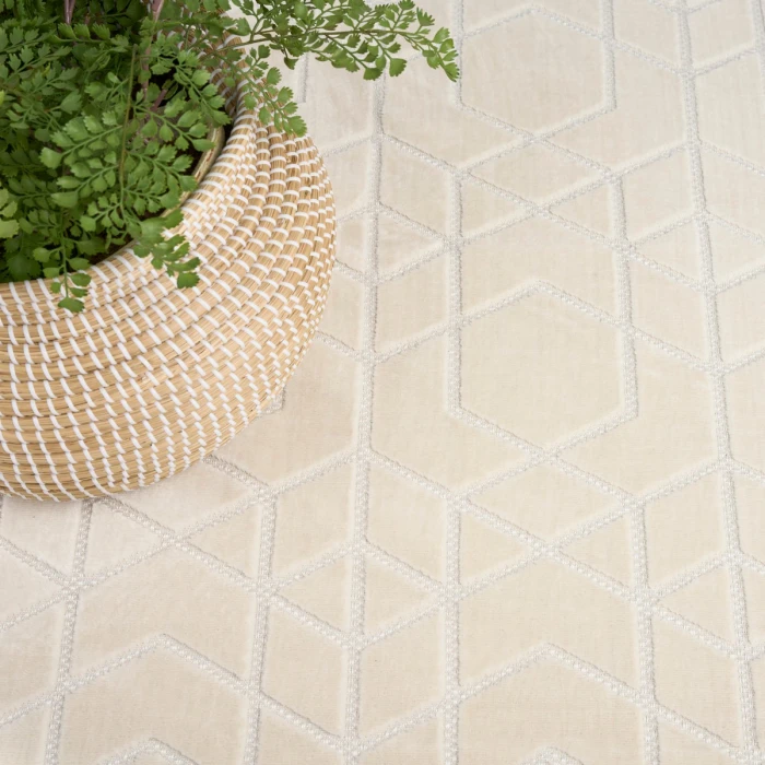 Nourison Washable Charm Ivory WCH01 4 ft. X 6 ft. Rect. Rug