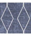 Nicole Curtis Machine Washable Series 1 Area Rug SR107 Navy