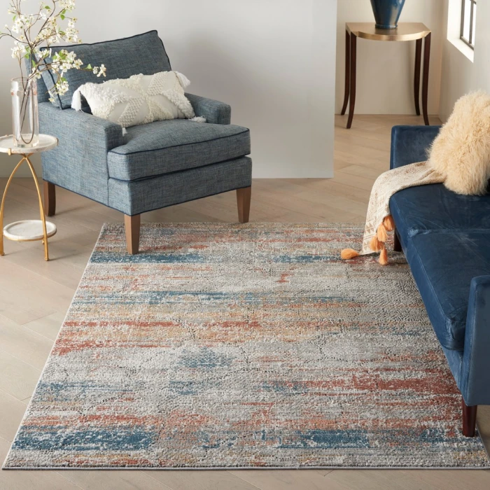 Nourison Rustic Textures Area Rug RUS11-Multicolor