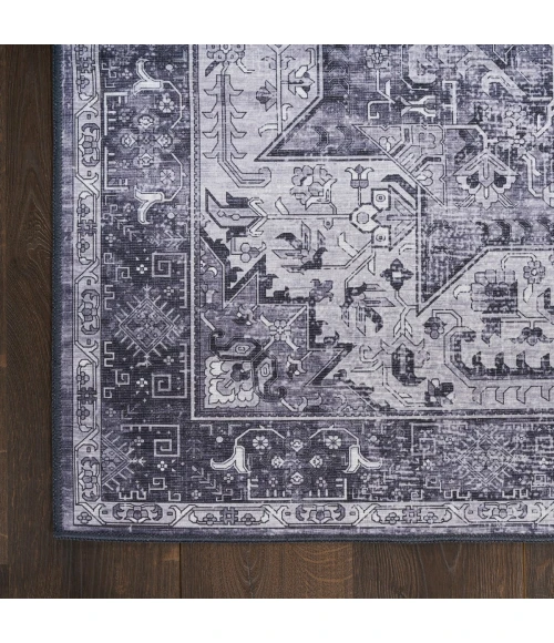 Nourison Nourison Washables Charcoal Grey NWB15 6 ft. X 9 ft. Rect. Rug