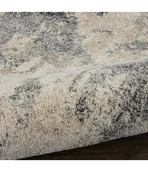 Nourison Fusion Area Rug FSS16-Cream Grey